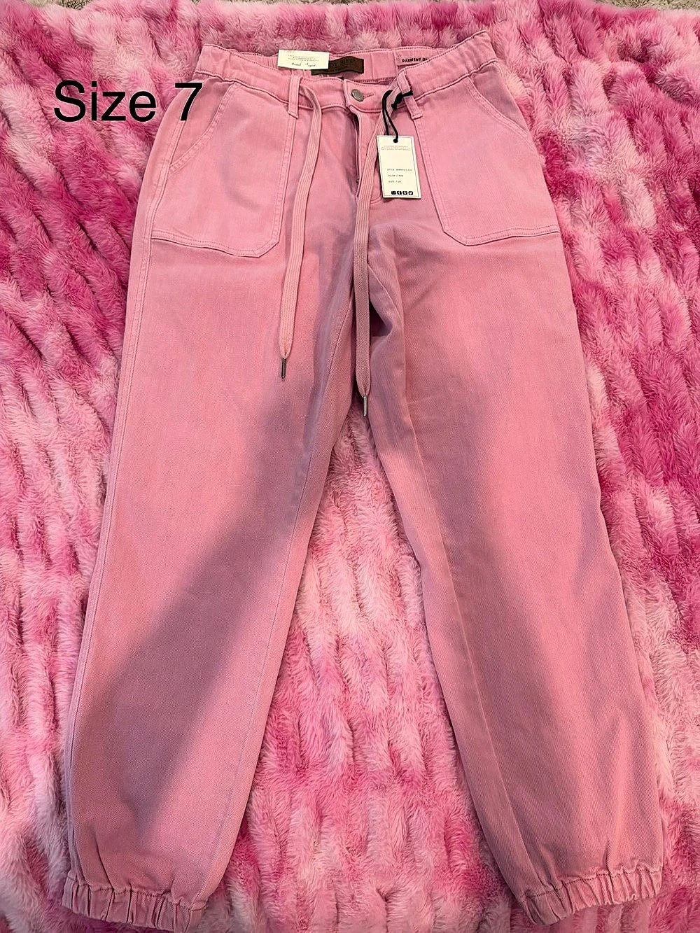Judy blue Pink Jogger Pants Size 7